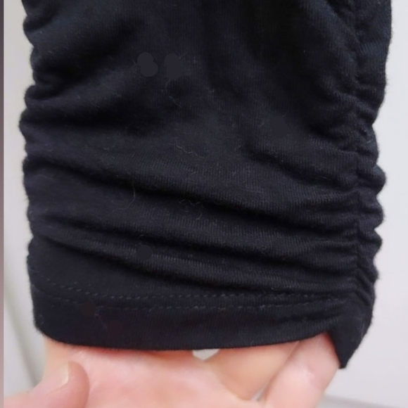 Women black leggings, soft yoga pants, long legings, bamboo soft fabric leggings - Picture 4 of 6